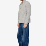 Assembly Jacket - Ecru Crinkle Check