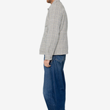 Assembly Jacket - Ecru Crinkle Check