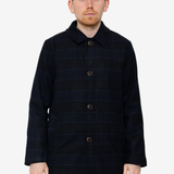 Car Coat - Navy Check