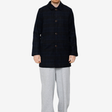 Car Coat - Navy Check