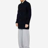 Car Coat - Navy Check
