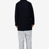 Car Coat - Navy Check