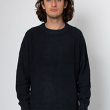 Hayley Raglan Crew - Washed Black