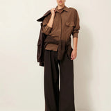 Sessun | Provenco Trouser - Dark Stone