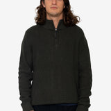 Hayley Quarter Zip - Dark Olive