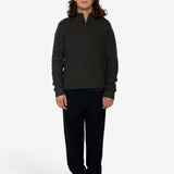 Hayley Quarter Zip - Dark Olive