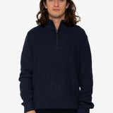 Hayley Quarter Zip - Dark Midnight