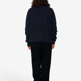 Hayley Quarter Zip - Dark Midnight