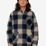 Timber Overshirt - Oat / Navy