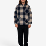 Timber Overshirt - Oat / Navy