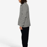 Perry Basket Overshirt - Navy / Ecru / Green