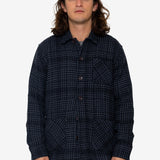 Perry Arrow Overshirt - Dark Navy / Blue