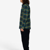 Treng Check Shirt - Teal / Mustard