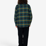 Treng Check Shirt - Teal / Mustard