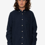 Flannel Bobby Button Down - Navy