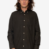 Flannel Bobby Button Down - Dark Khaki