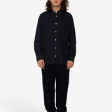 Flannel Bobby Button Down - Washed Black