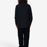 Flannel Bobby Button Down - Washed Black