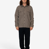 Erin Overshirt - Chocolate Microcheck