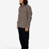 Erin Overshirt - Chocolate Microcheck