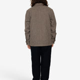 Erin Overshirt - Chocolate Microcheck