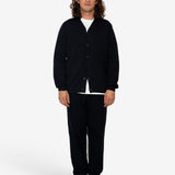 Cosmo High Break Cardigan - Black
