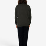 Cosmo High Break Cardigan - Dark Olive