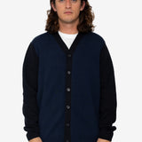 Cosmo High Break Cardigan - Navy / Black