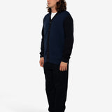 Cosmo High Break Cardigan - Navy / Black