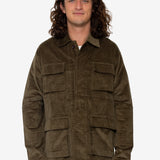 Battle Overshirt - Dark Olive