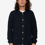 Drew Polo Cardigan - Navy