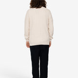 Drew Polo Cardigan - Ivory
