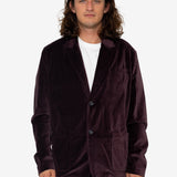 Hamilton Blazer - Bordeaux Velvet
