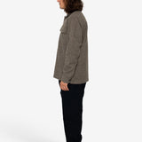 Reece Overshirt - Chocolate Brown / Black