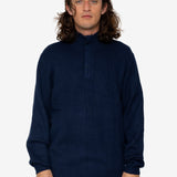 Marron Quarter-Zip - Navy