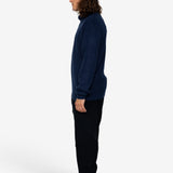 Marron Quarter-Zip - Navy
