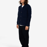 Heavy Shawl Cardigan - Navy