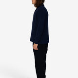 Heavy Shawl Cardigan - Navy