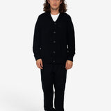 Heavy Shawl Cardigan - Black