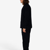 Heavy Shawl Cardigan - Black