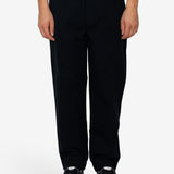 Drawcord Moleskin Trousers - Black