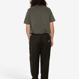 Drawcord Moleskin Trousers - Dark Khaki