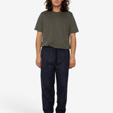 Drawcord Moleskin Trousers - Charcoal