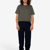 Drawcord Moleskin Trousers - Dark Navy