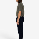Drawcord Moleskin Trousers - Dark Navy