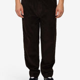 Drawcord Cord Trousers - Dark Khaki