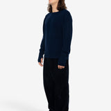 Rib Knit Top - Navy