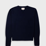 Rib Knit Top - Navy