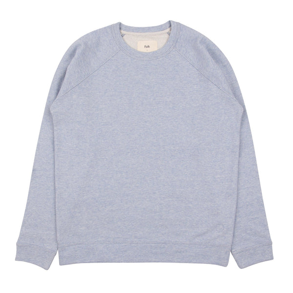 Basic Sweat - Blue Melange