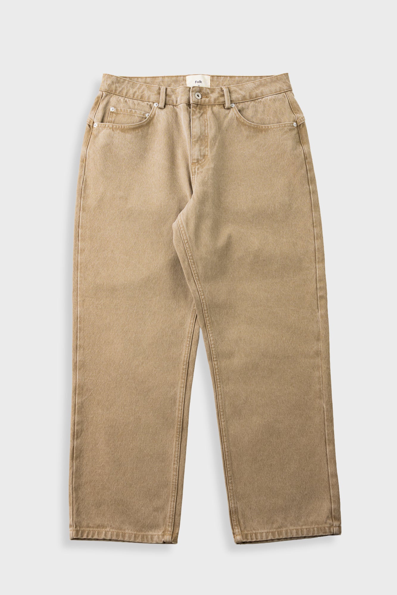 Folk | Folk Barrel Leg Jean - Tan Canvas